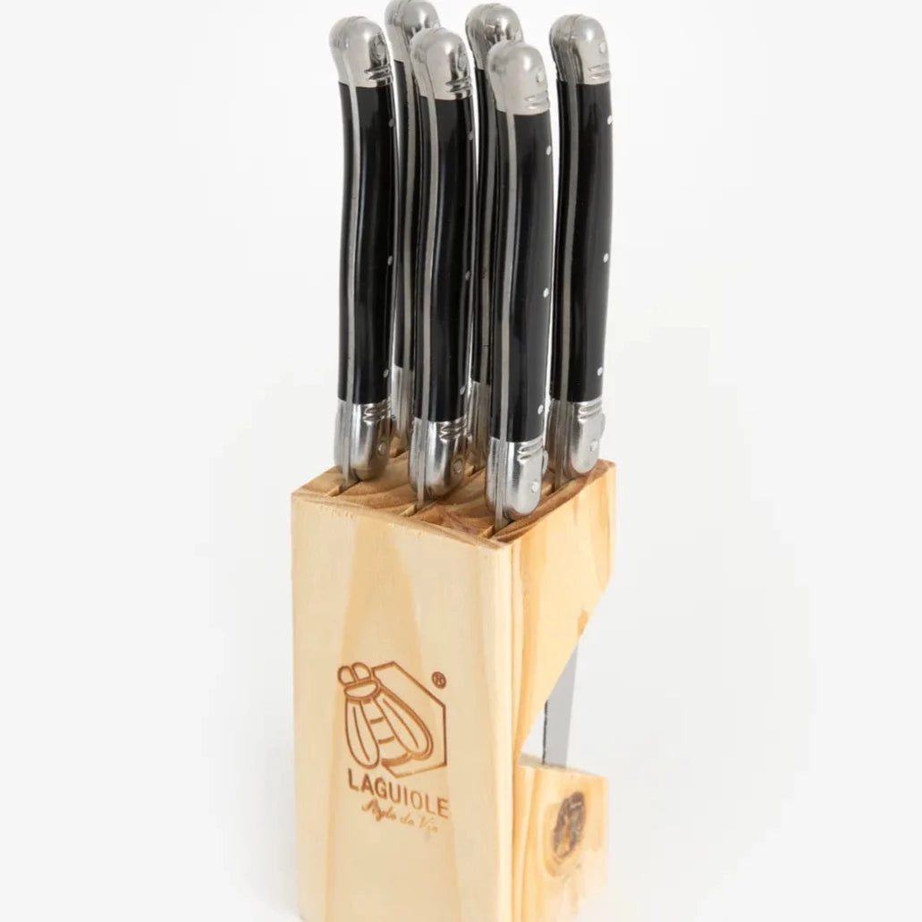 Steakmessen Set Zwart