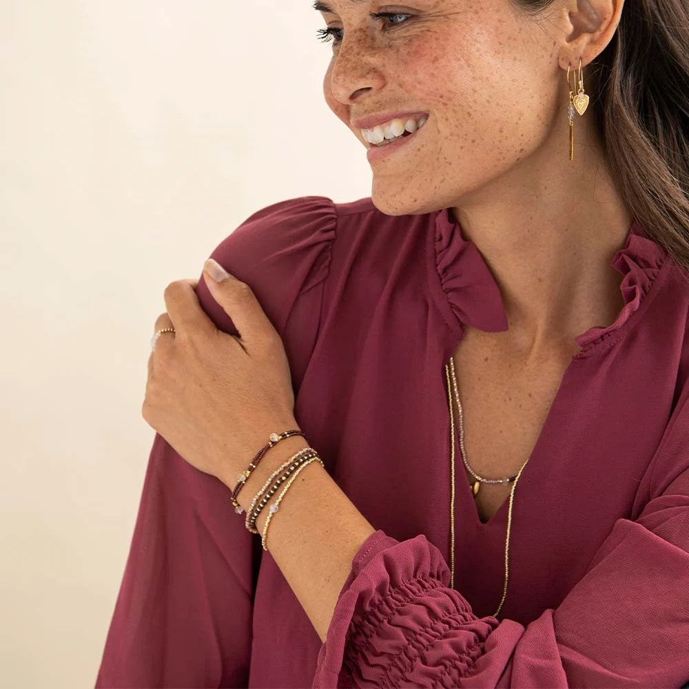 Honor Rose Quartz Armband