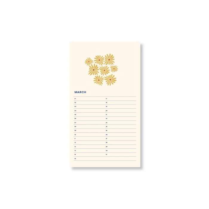 Verjaardagskalender Bloem
