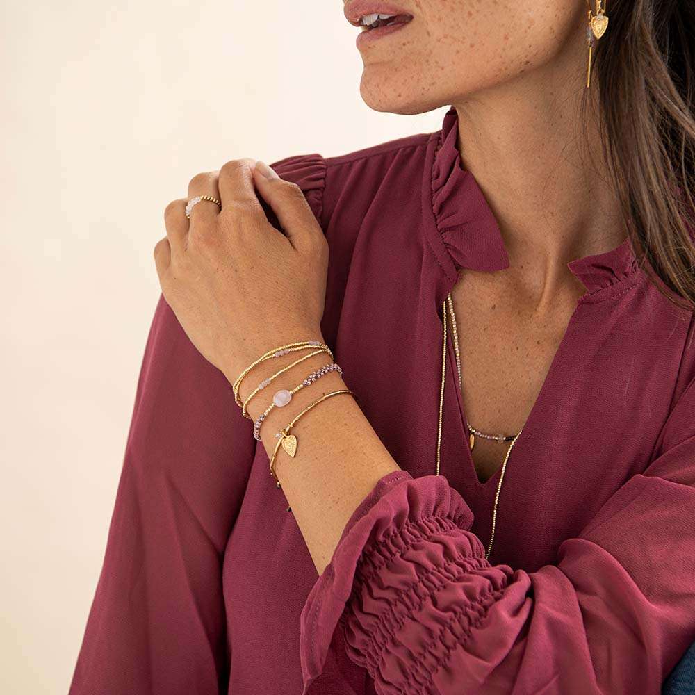 Emotion Rose Quartz Armband