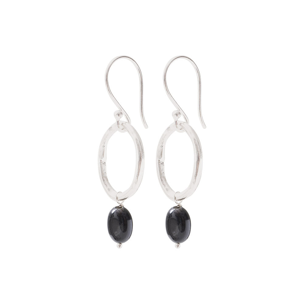Graceful Black Onyx Oorbellen