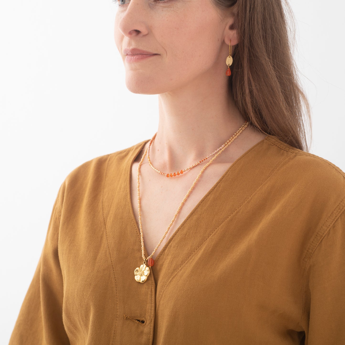 Golden Carnelian Ketting