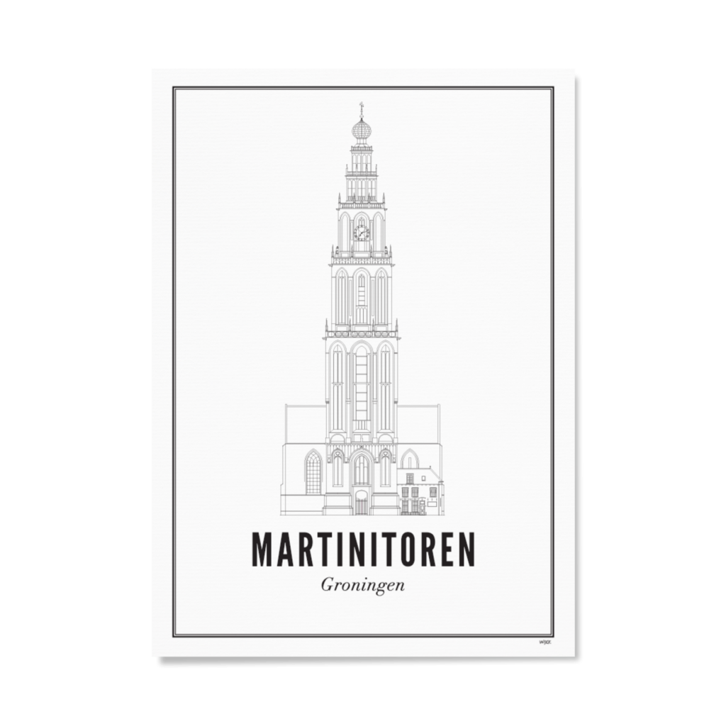 Groningen Martinitoren Poster