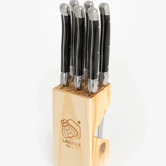 Steakmessen Set Zwart
