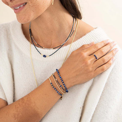 Adventurous Lapis Lazuli Ketting/Armband