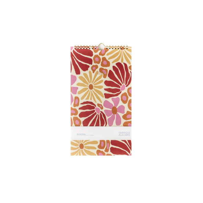 Birthday Calendar Flower