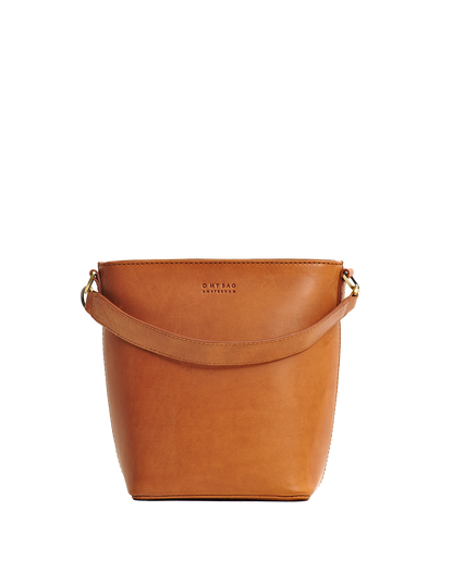 Bobbi Bucket Tas Midi Cognac