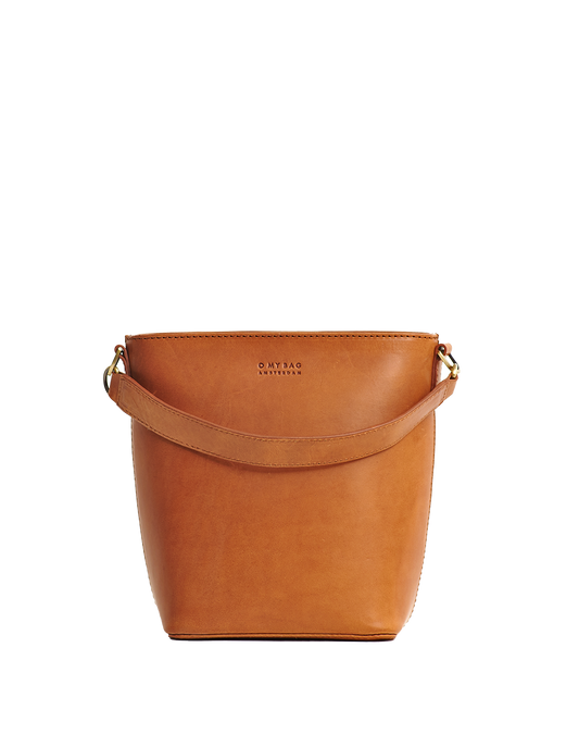 Bobbi Bucket Tas Midi Cognac