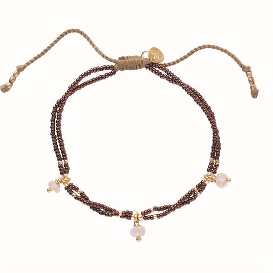 Honor Rose Quartz Armband