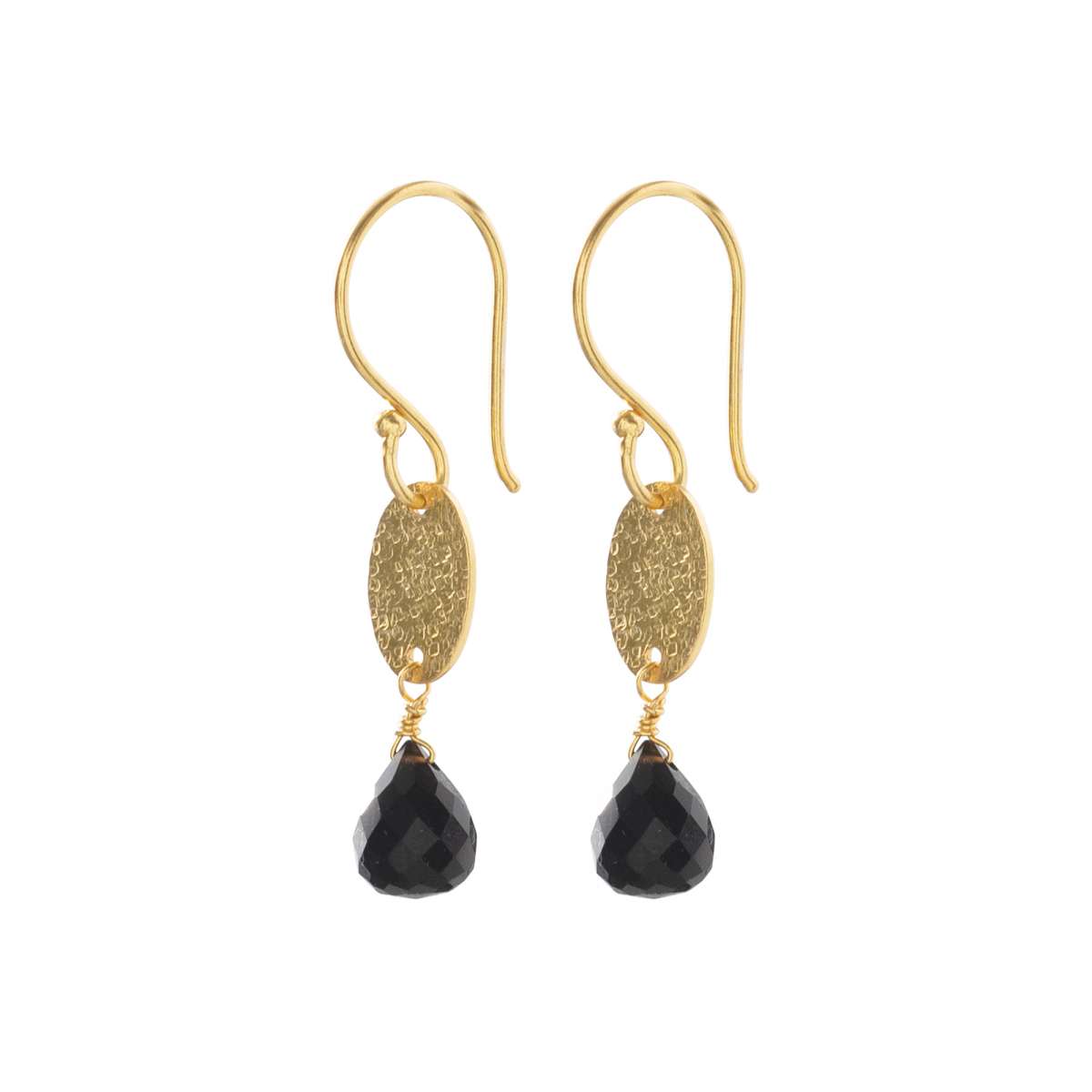 Hopeful Black Onyx Oorbellen