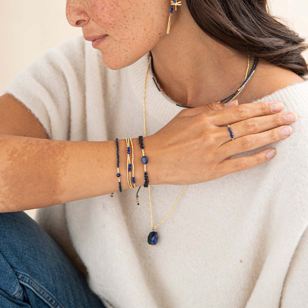 Emotion Lapis Lazuli Dark Armband