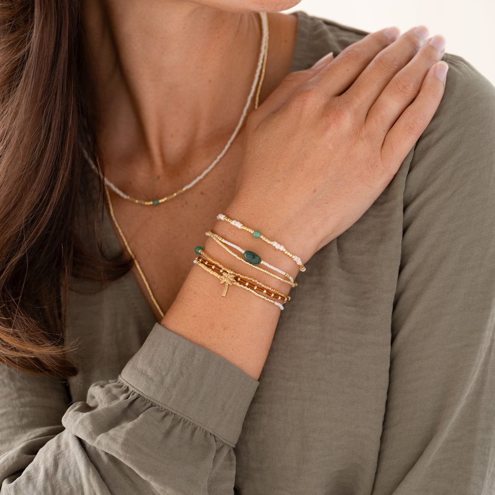 Splash Aventurine Armband