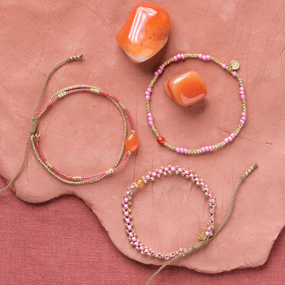 Eternal Carnelian Armband
