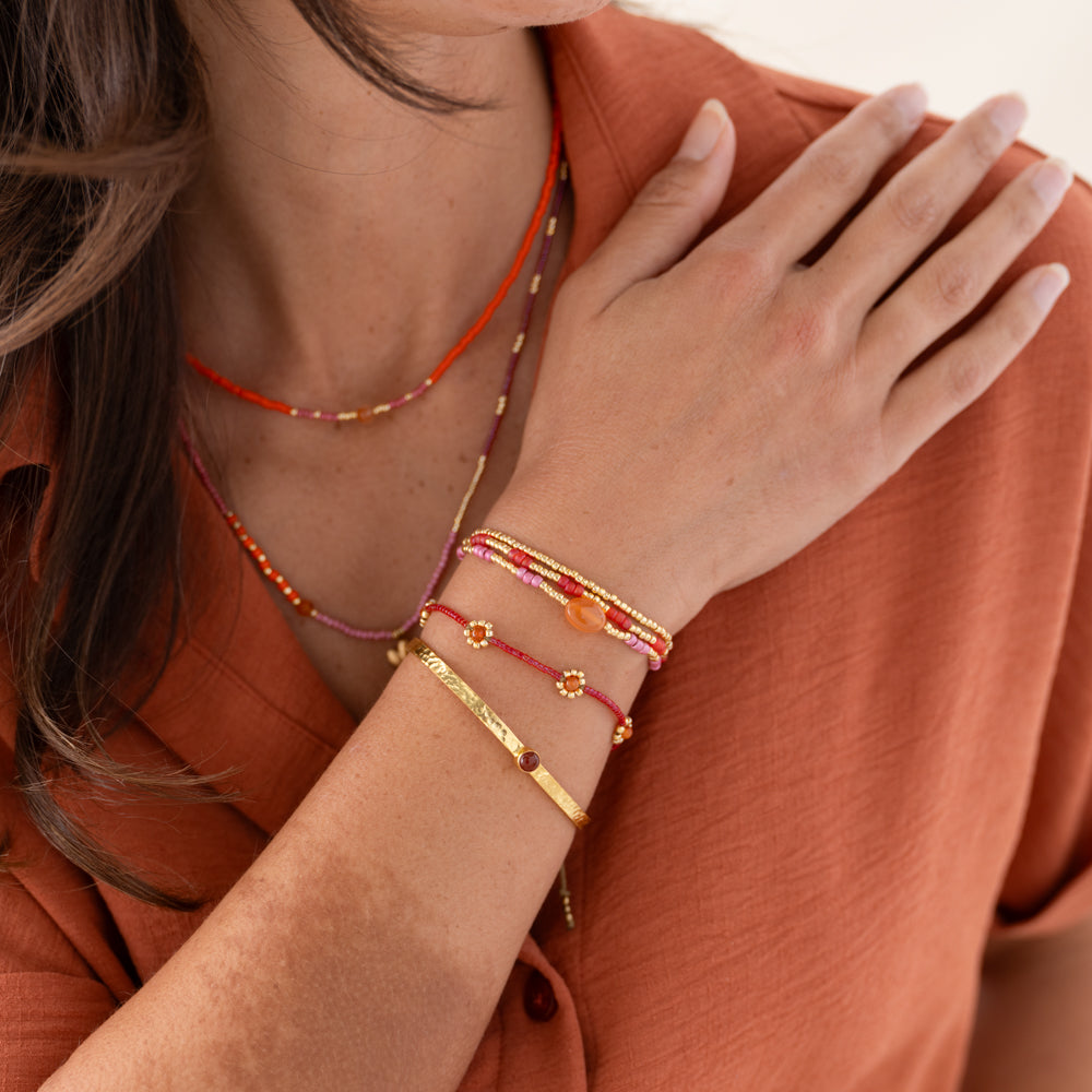 Botanic Carnelian Armband