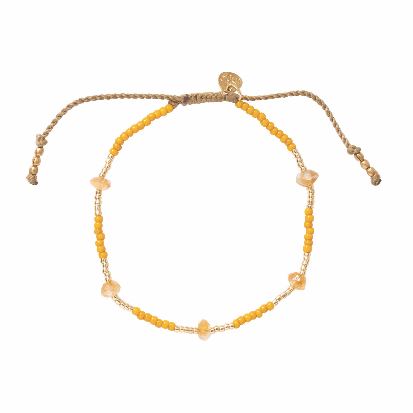 Warrior Citrine Armband