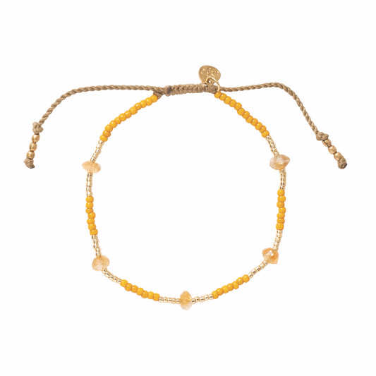 Warrior Citrine Armband