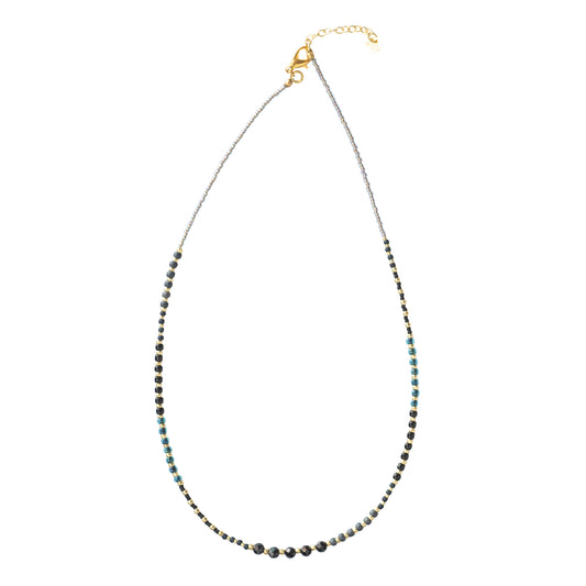 Golden Black Onyx Ketting
