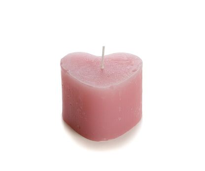 Kaars Hartje Roze