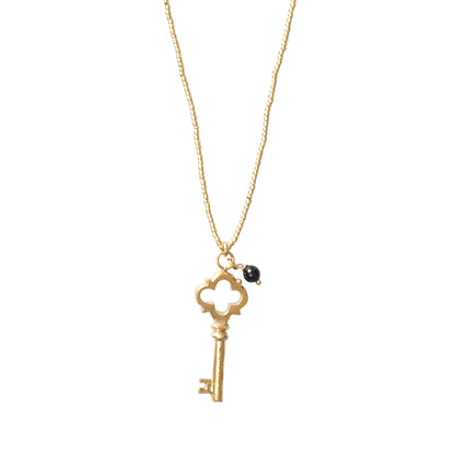 Paradise Zwarte Onyx Ketting