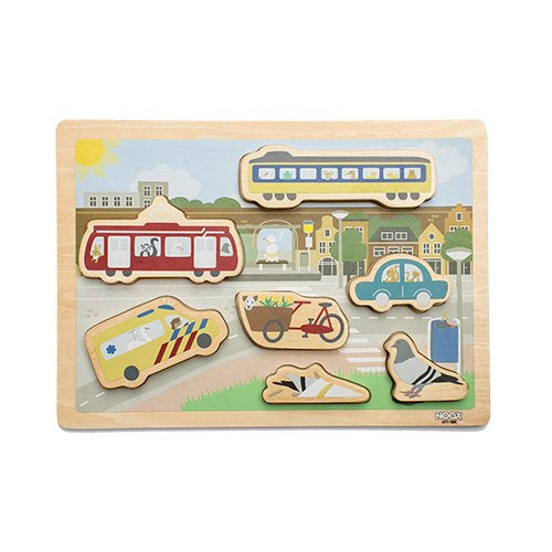 Wooden Puzzle City