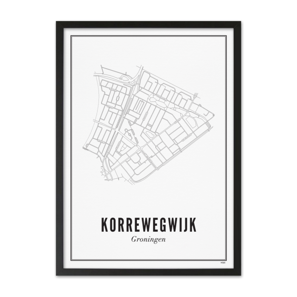 Groningen Korrewegwijk Poster