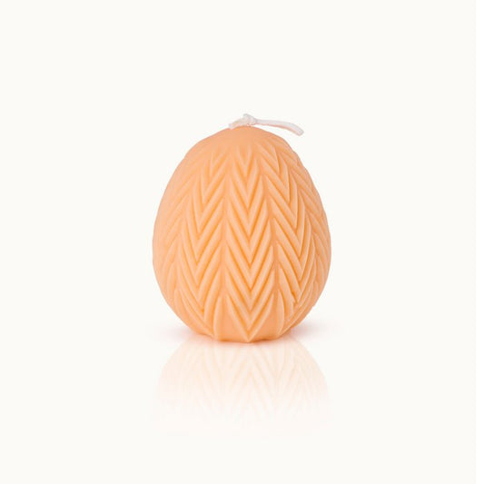 Candle Oval Orange