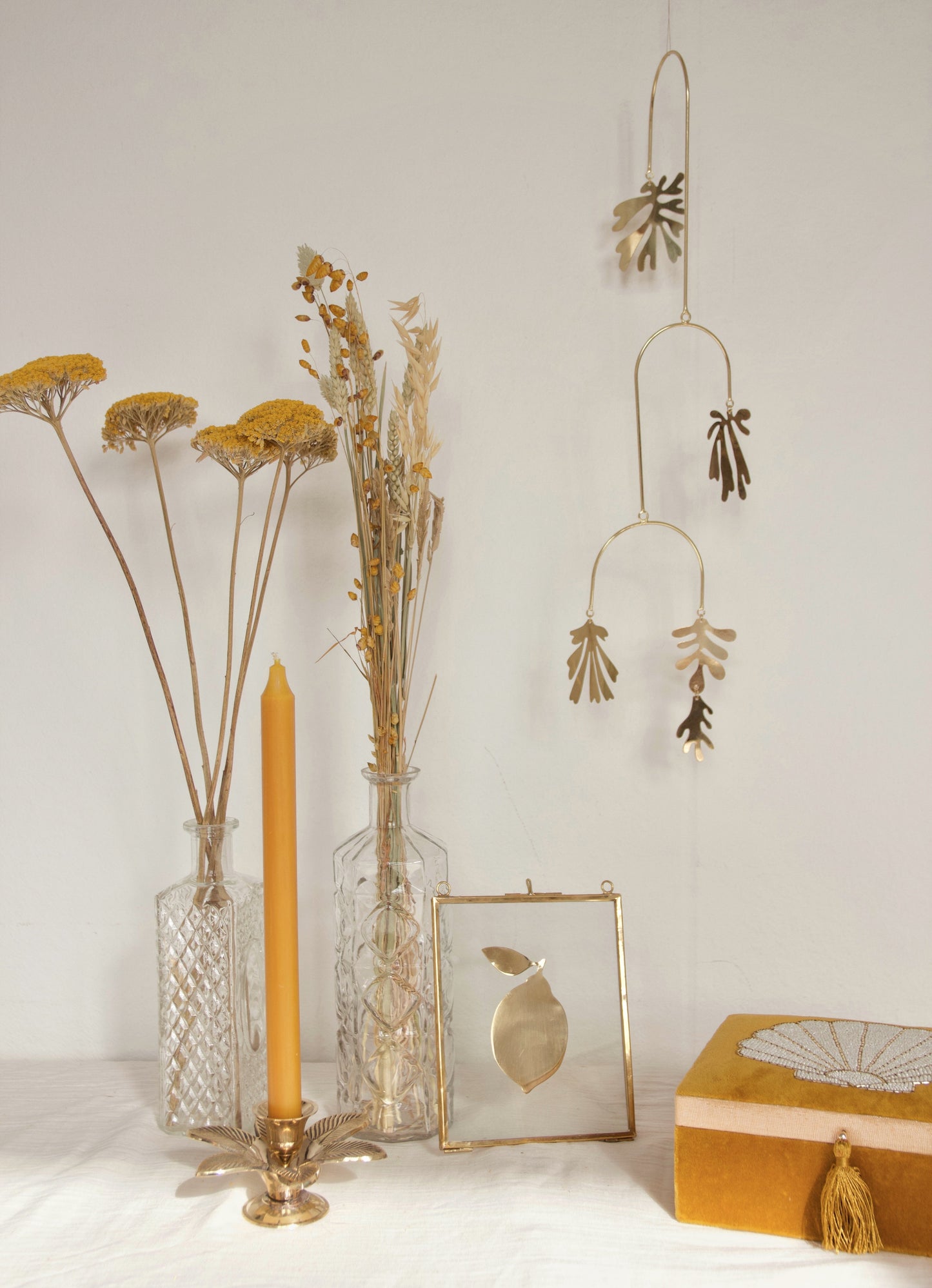 Wanddeco Mobiel Leaves