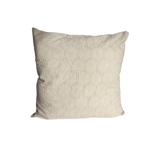 Kussen Borduurmotief Daisy