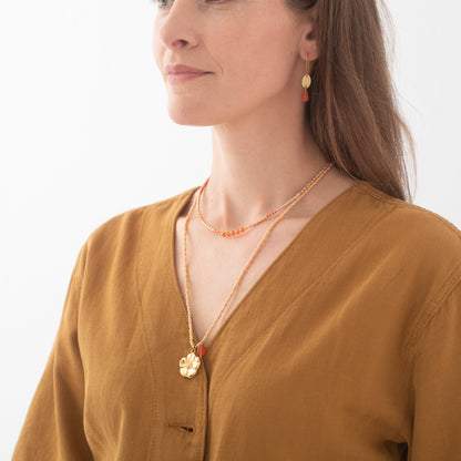 Golden Carnelian Ketting