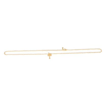 Palmboom Ketting Goud