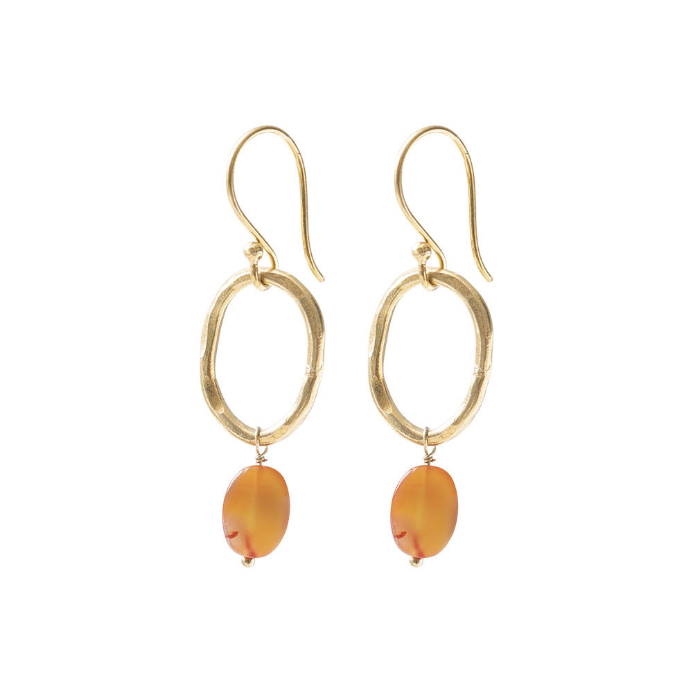 Graceful Carnelian Oorbellen