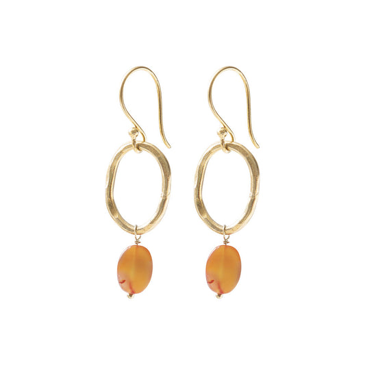 Graceful Carnelian Oorbellen