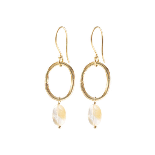 Graceful Citrine Oorbellen