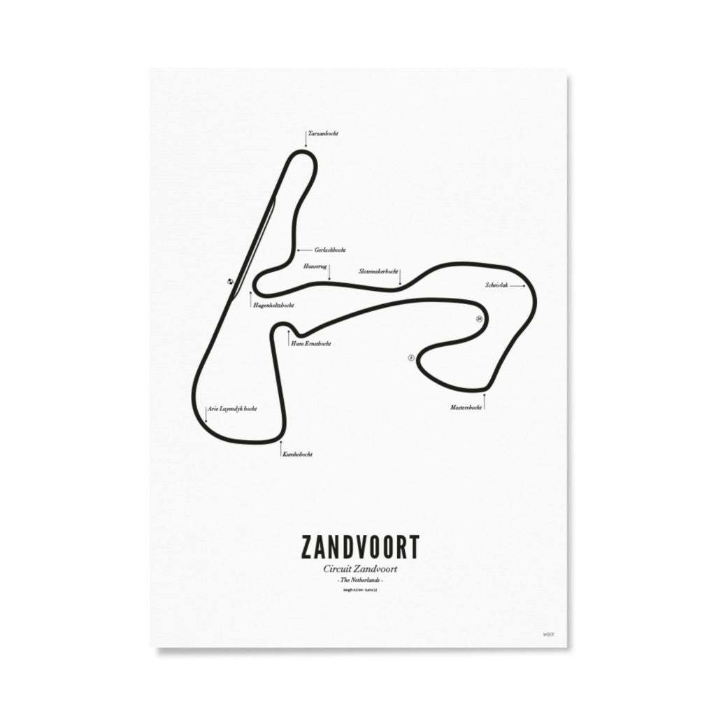 Circuit Zandvoort Poster