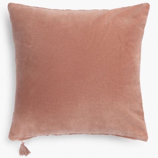Kussenhoes Velur Roze