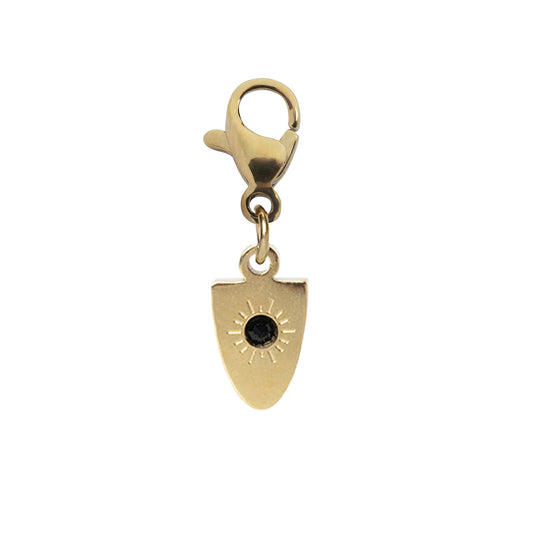 Charm Black Beauty Goud